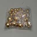 30PCS Balls Cake Topper Decorations DIY Cake Insert Toppers Ball Cake Picks Cupcake Topper for Birthday Party Graduation Wedding Cake DecorationGold)