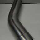 A-KARCK Exhaust 45 Degree Tube 3.5" OD, Mild Steel Exhaust Pipe Mandrel Bend, Custom Your Own Exhaust System