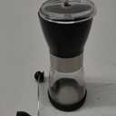 Primula Manual Adjustable Burr Coffee Grinder-Ceramic Mill & Brushed Stainless Steel Body-Whole Bean for French Press, Cold Brew, Espresso, Camping