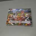 Spring Dogs Farm Picnic 500 Piece Puzzle for Adults, Fun Puzzles for Adults 500 Pieces with HD Print & Poster, 23" X 15" Dust Free, for Gifts Halloween Christmas Family Games Lovers