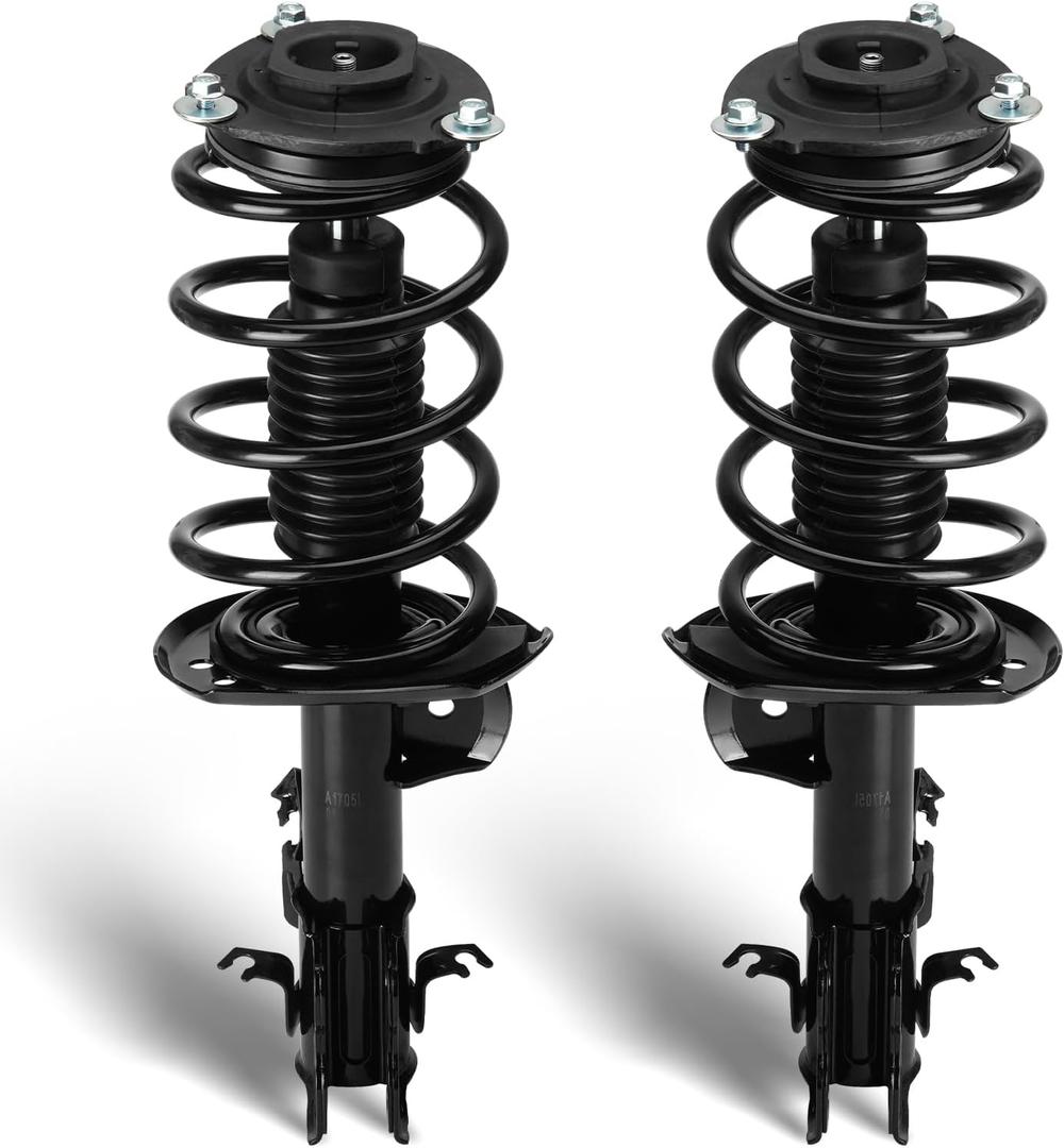 Front Complete Struts Assembly w/Coil Spring Shock Absorber Compatible with Nissan Sentra 2014-2019 1.8L, Replace for 172948 172947