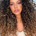 7 Packs GoGo Curl Crochet Hair 12 Inch Short Curly Crochet Hair for Women Water Wave Beach Curl Deep Twist Crochet Braids Synthetic Braiding Hair Extensions (12 Inch, OT4/30)