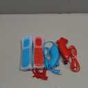 TechKen Motion Plus Wii Controllers 2Packs with Nunchucks, Wii Remote Controllers Compatible for Wii and Wii U with Built in Motion Plus