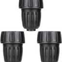 1/2 Inch Drip Irrigation Tubing Faucet Adapter 3 Pack, 3/4" to 1/2" Irrigation Hose Adapter, 3/4 Inch Faucet Connector Garden Hose Adapter (3/4" to 1/2" Hose Adapter*3)