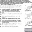 AWO UX38841 Replacement Air Filter for HITACHI CP-EW301N,CP-EW302N,CP-EX251N,CP-EX252,CP-EZ252N,CP-EX301N,CP-EX302N,CP-WX3541WN,CP-WX4041WN,CP-WX4042WN,CP-X2530WN,CP-X2541WN,CP-X3042WN,CP-X3541WN