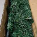 7 ft. Green PVC Hinged Xmas Pine Artificial Christmas Tree