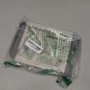 ZJWZLG Faucet Mat for Kitchen Sink, 17.7"X5.5" Silicone Sink Splash Guard with Soap Holder, SnapOn Design & 7°slope Fast Drain, Folding Sink Faucet Mat for Universal Kitchen Bathroom Sink（Grey）