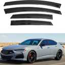 IG Window Visors Fit for 2021-2025 Acura TLX, Out-Channel Rain Guards Vent Wind Deflectors 4PC, Car Accessories for 21-25 Acura TLX
