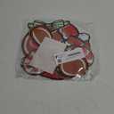 Gingerbread Man Christmas Tree Topper Head Arms and Legs, Xmas Peppermint Candy Santa Hat Decorative Tree Ornaments Decor, Holiday Indoor Home Decorations Party Supplies