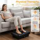 TISSCARE Vibration Plate Exercise Machine Mini Vibrating Plates for Sedentary Users, Helpful for Lymphatic Drainage and Weight Loss, 400Lbs Capacity Full Body Power Shake Workout Platform for Home