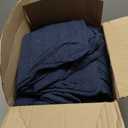 ROARINGWILD Oversized California Cal King Size Quilt Bedding Sets with Pillow Shams, Navy Blue Lightweight Bedspread Coverlet, Quilted Blanket Thin Comforter Bed Cover, 3 Pieces, 118x106 inches