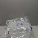 Morcte 8 L Clear Latching Box, Plastic Storage Bin with Handle, 2-Pack