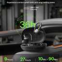 Belkin SoundForm ActiveFit Wireless Earbuds w/Built-in Microphone, USB C Fast Charging, 36H Battery Life, IP54 Water Resistance - Bluetooth Earbuds for iPhone, iPad, Galaxy, Pixel, & More - Black
