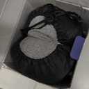 Travel Neck Pillows for Airplanes - 360 Ergonomic Memory Foam Travel Pillow - Relief Neck Pain with Breathable Support for Long Flights, Car, Train & Office Use - Adults & Kids (Light Gray)