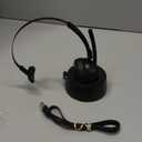 Bluetooth Headset, Wireless Headphone with AI Noise-Canceling Microphone On Ear Wireless Headset with USB Dongle for Computer Office (Black)