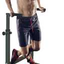 Adjustable Height Dip Bar Station, Heavy Duty Dip Station for Home Gym,Multi-function Dip Station Pull Up Bar Full Body Strength Training Workout Fitness Equipment for Tricep Dips