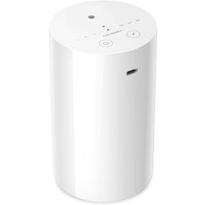 Airversa Waterless Diffuser for Essential Oil, Battery Operated Nebulizer, 0.7 Fl.Oz./ 20mL Capacity, Mini Scent Air Machine, 3 Countdown Timers & 3 Mist Levels for Home Room Car Office - AN8 White