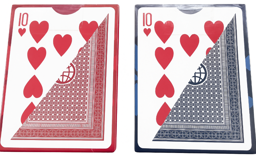 New CLASSIC Double Deck Playing Cards Standard Size Carta Mundi RED & BLUE