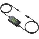 LiNKFOR 3.5mm to SPDIF Converter Analog to Digital Audio Adapter for Enhanced Sound Toslink Optical Output 3.5mm to Optical with Optical Cable for Amplifiers & Soundbars