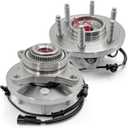 Pair 515142 Front Wheel Bearing Hub Assembly Compatible with Ford Expedition 2011 2012 2013 2014, for Ford F-150 2010 AWD Only, 2011-2014 F-150 4WD, for Lincoln Navigator 11-14, 6 Lugs w/ABS (OE Size)