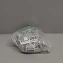 300 Pieces Blank Button Making Supplies Round Badge Parts Metal Pin Badge Kit for Button Maker Machine, Including Metal Shells Back Cover and Clear Film(1.46 Inch,Silver)