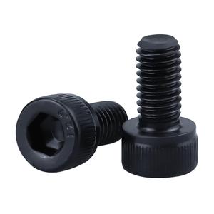 #8-32 x 1/2" Socket Head Cap Screws Bolts, 12.9 Grade Alloy Steel, Black Oxide Finish, Allen Hex Drive, Full Thread, 100-pack