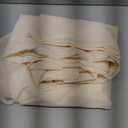 FMFUNCTEX Cream Sheer Curtains, 100X84, Rod Pocket, 1 Panel for Bedroom
