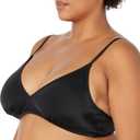 Amazon Essentials Womens Light-Support Classic Bikini Swimsuit Top (XX-Large, Washed Black)