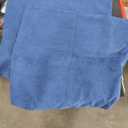 MIULEE Pack of 2 Decorative Linen Burlap Coastal Pillow Covers Farmhouse Accent Pillowcases for Sofa Car Couch Bedroom Living Room Decor 20x20 Inch Blue