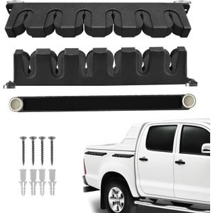 Fishing Rod Holders for Garage & SnowboardPortable Magnetic Holder (2 Pcs Can Be Installed Vertically and Horizontally) Strong Magneticfor Truck Surface Stable Placement, Garage ,Ceiling Storage