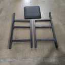 Helsevesen Heavy Duty Steel Frame Hip High Chair, Medical Chair, Weight Capacity 330lbs, Black