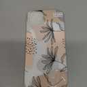 iPhone 15plus Case 6.1,Aesthetic Minimalist Boho Modern Abstract Prints Slim Geometric Line Plant Floral Pattern Pink Soft TPU Shockproof Cover Protective Phone Case for Women Leaves