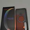 TORRAS Magnetic Ostand for Samsung Galaxy S24 Plus Case, [Military Grade Drop Tested][Compatible with MagSafe][Build in Kickstand] Shockproof Slim Protective for S24+ Case 6.7", Translucent Black