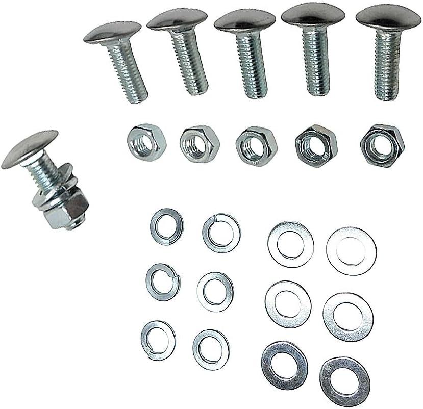 6 Pack Chrome Bumper Bolts  Fits for 1980s & Up Chevy Silverado, GMC S10, S15 Pickup  Rust-Resistant Stainless Steel Bolt Kit for Front & Rear Bumpers