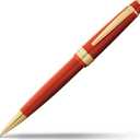 Cross Bailey Light Refillable Ballpoint Pen Presented in a Everyday Gift Box - Medium Point, Black Ink, Polished Amber