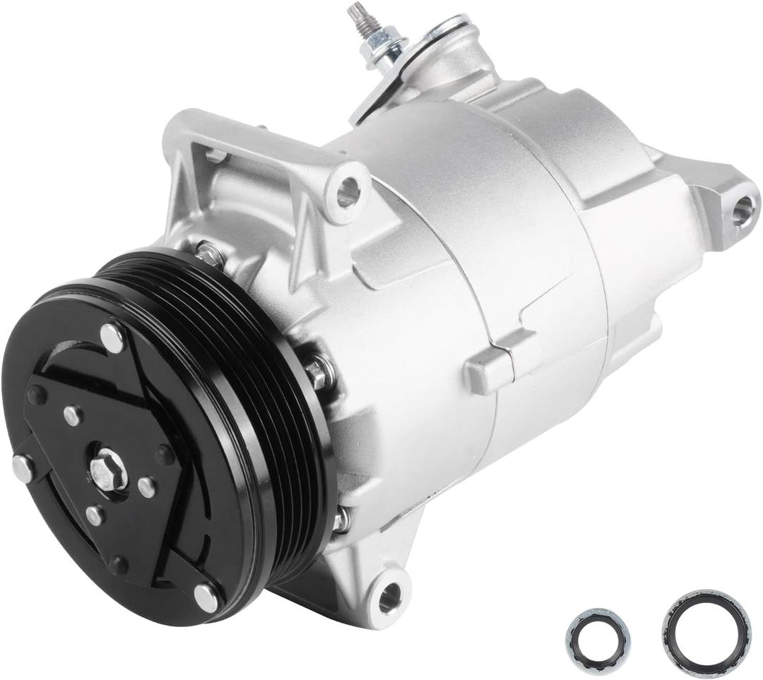 AC Compressor with Clutch for Chevrolet Cavalier 2.2L 2002-2005, Cobalt 2006-2010, HHR 2006-2010, for Pontiac G5 2007, G6 2007-2010, Pursuit 2005 2006, Sunfire 2002-2005, Aura 2008 2009, CO 20741C
