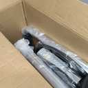 Garden Hose Reel Cart, Holds 75-150 Feet of 5/8-Inch Hose, Portable Hose Reel Cart With Wheels,Adjustable Handrail, Quick Hose Connector (Original, Black)