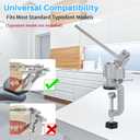 Typodont Teeth Model Mount, Pole Teeth Model Training Mount Fixed on Desk Training Manikin Dental Schools Education Practical Typodont 360 Motion