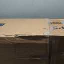 ALANNG 73.6 Inch Folding Bookshelf, 6 Tier Metal Bookcase and Bookshelves, Tall Shelves for Living Room Office Bedroom, Heavy Duty Book Shelve Free Standing Open (Gold, 1PACK)