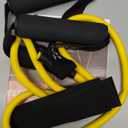 Resistance Bands with Handles, Single Resistance Bands, Exercise Bands with Handles, for Resistance Training, Physical Therapy, Home Workouts, Fitness, Pilates (yellow-10lbs)