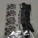 Anti Slip Dog Socks to Prevent Licking Paws - Double Side Dogs Paw Grip Sock for Hardwood Floors, No Twist Dog Booties Grippy Socks for Small Medium Large Senior Dogs, Light Grey and Black, M (M(Pack of 4))