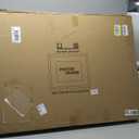 24x36 Poster Frame Set of 2, 24 x 36 Wood Picture Frames with Mat for 20x30, Wooden Photo Frame with Tempered Glass Cover for Wall Mounting Display, Black