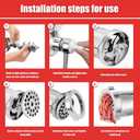 3 In1 Meat Grinder Manual Mincer - Manual Meat Grinder Sausage Maker Meat Grinders For Home Use Fast And Effortless For All Meats (Silver) (#10)