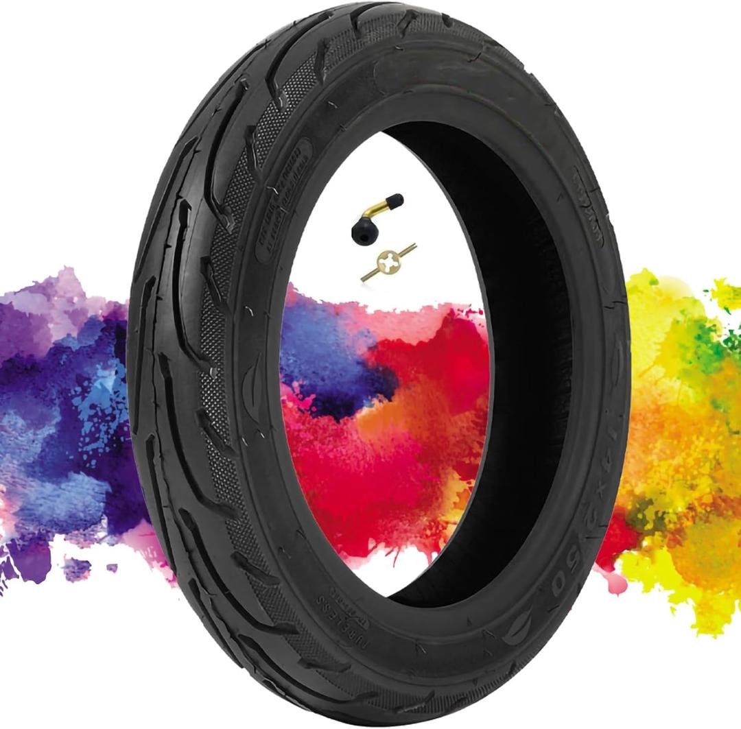 2.50-10 Inch Bike Tire, 14x2.50 (64-254) Tubeless Tire, Bike Replacement Tires, Suitable for Children's Bicycles, Electric Bike with Skid Tread | Wear-Resistant Tire|36PSI