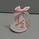 HGFC Birthday Decorations - Pink Bow 1st Birthday Hat For Girls,First Birthday Crown,1/2 birthday decorations,Photo Prop