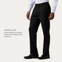Alton Lane Mercantile Trouser Tailored Fit - Premium Quality Suit Pants for Men, Stylish and Elegant Formal Suit for Men (Black)