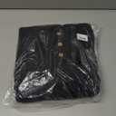 Blue 84 NHL unisex-adult Nhl Officially Licensed Henley Hoodie Leather Patch (Black, X-Large)