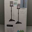 Vondynote Pair of Studio Monitor Stands Adjustable Height 32.6"-50.9" Heavy Duty Three Point Triangle Base Floor Speaker Stands Monitor Stands