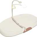 Skip Hop Baby Changing Pad Nursery Style Wipe-Clean Contoured with Cushioned Foam Oat, 31.5"L x 18.25"W x 2.6"H