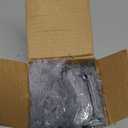 MIULEE Set of 2 Christmas Decorative Throw Pillow Covers Soft Faux Fur Winter Pillow Covers with Silver Snowflake Glitter Holiday Festival Pillowcases for Couch Sofa Bed, 1818inch, Gray